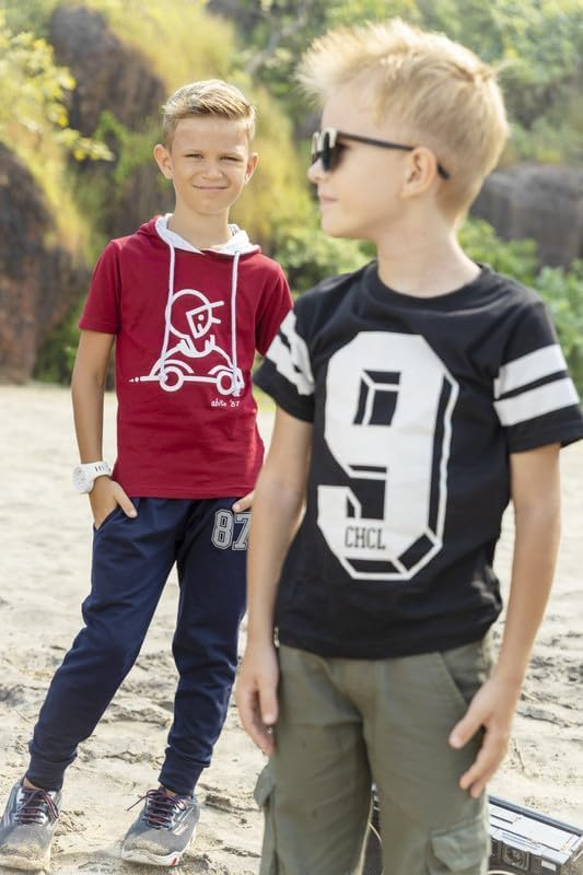 Chopper Club Boys T-Shirts Multi-Pack | Regular Fit Tees for Boys | Sizes 3β14 years