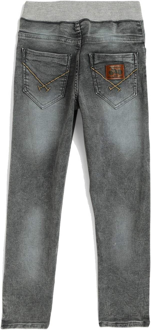 Chopper Club Boys Jeans | Regular-Slim Fit Stretch Denim | Ideal for School, Casual Wear & Parties | Color - Gray
