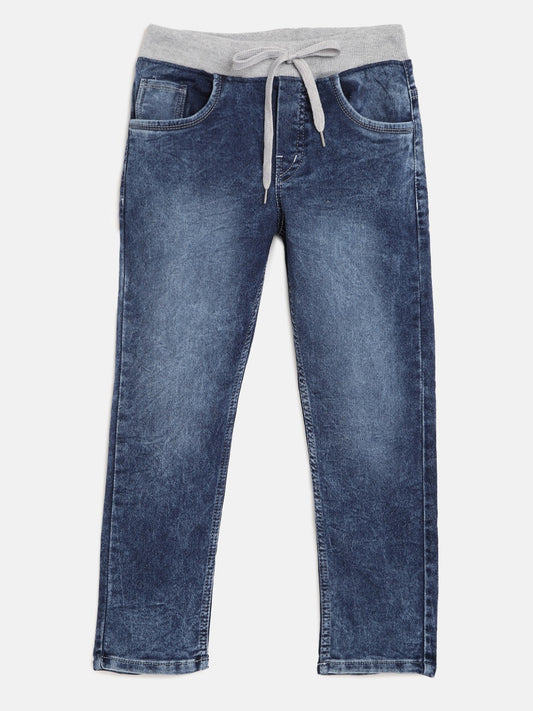 Chopper Club Boys Jeans | Regular-Slim Fit Stretch Denim | Ideal for School, Casual Wear & Parties | Color -  DX