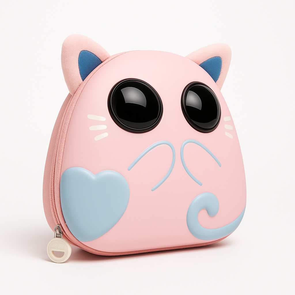 3D Kitty Glow Eyes Bags – Adorable Cat-Inspired Backpacks for Kids
