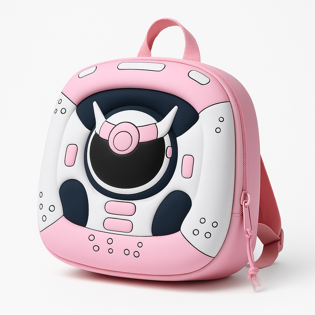Pink Rocket Design Bag for Kids