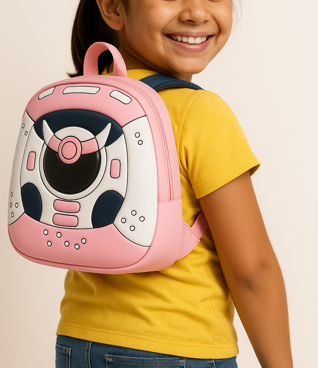 Pink Rocket Design Bag for Kids