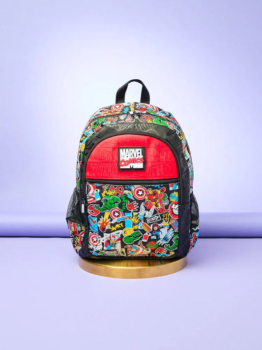 Black Marvel Classic Backpack - 16” Premium Backpacks