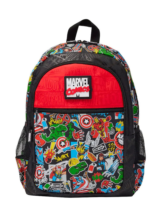 Black Marvel Classic Backpack - 16” Premium Backpacks