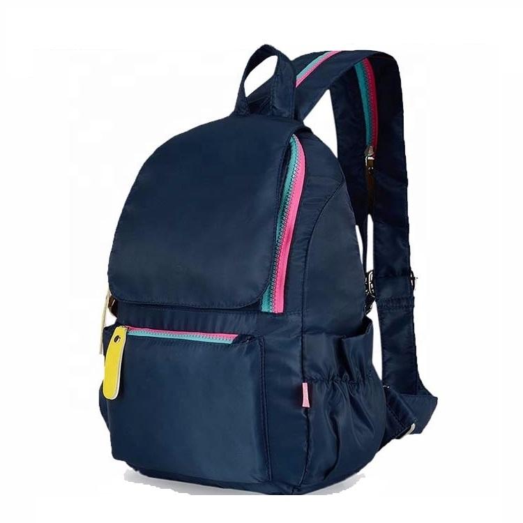 Lightweight Kids Backpack for Girls & Boys | Durable Nylon School Bag with Reflective Straps & Multiple Pockets | Bright Pink