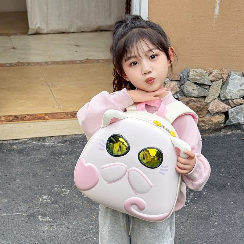 3D Kitty Glow Eyes Bags – Adorable Cat-Inspired Backpacks for Kids