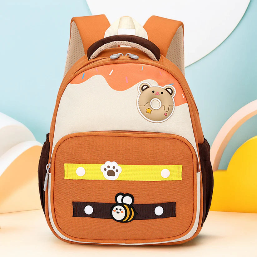 Kids Cartoon School Bag | Cute Toddler Backpack for Nursery & Preschool | Lightweight Character Design