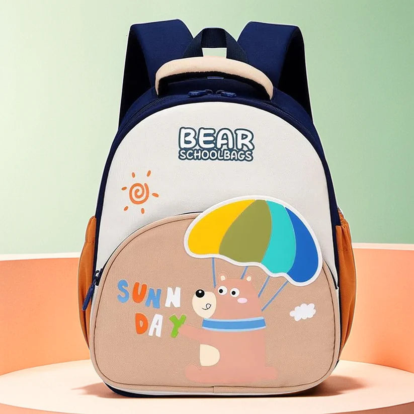 Kids Cartoon School Bag | Cute Toddler Backpack for Nursery & Preschool | Lightweight Character Design