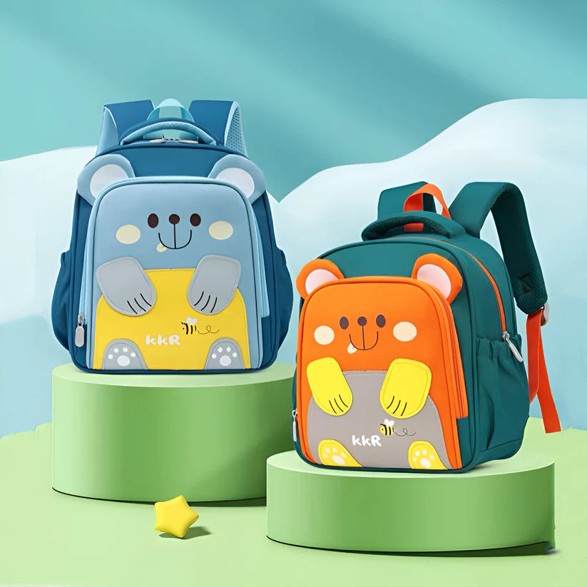 Kids Cartoon School Bag | Cute Toddler Backpack for Nursery & Preschool | Lightweight Character Design