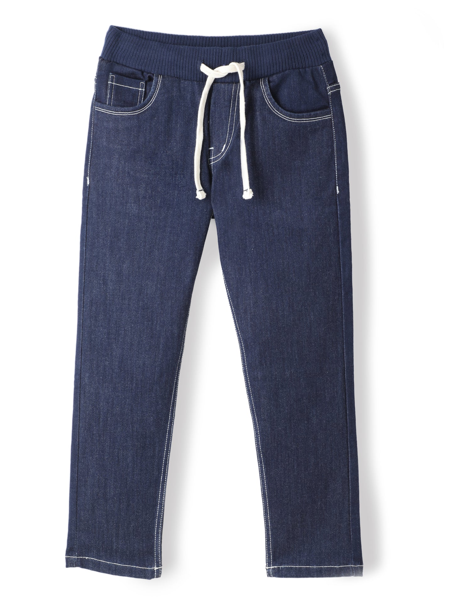 Chopper Club Boys Jeans | Regular-Slim Fit Stretch Denim | Ideal for School, Casual Wear & Parties | Color - Full Rib Raw