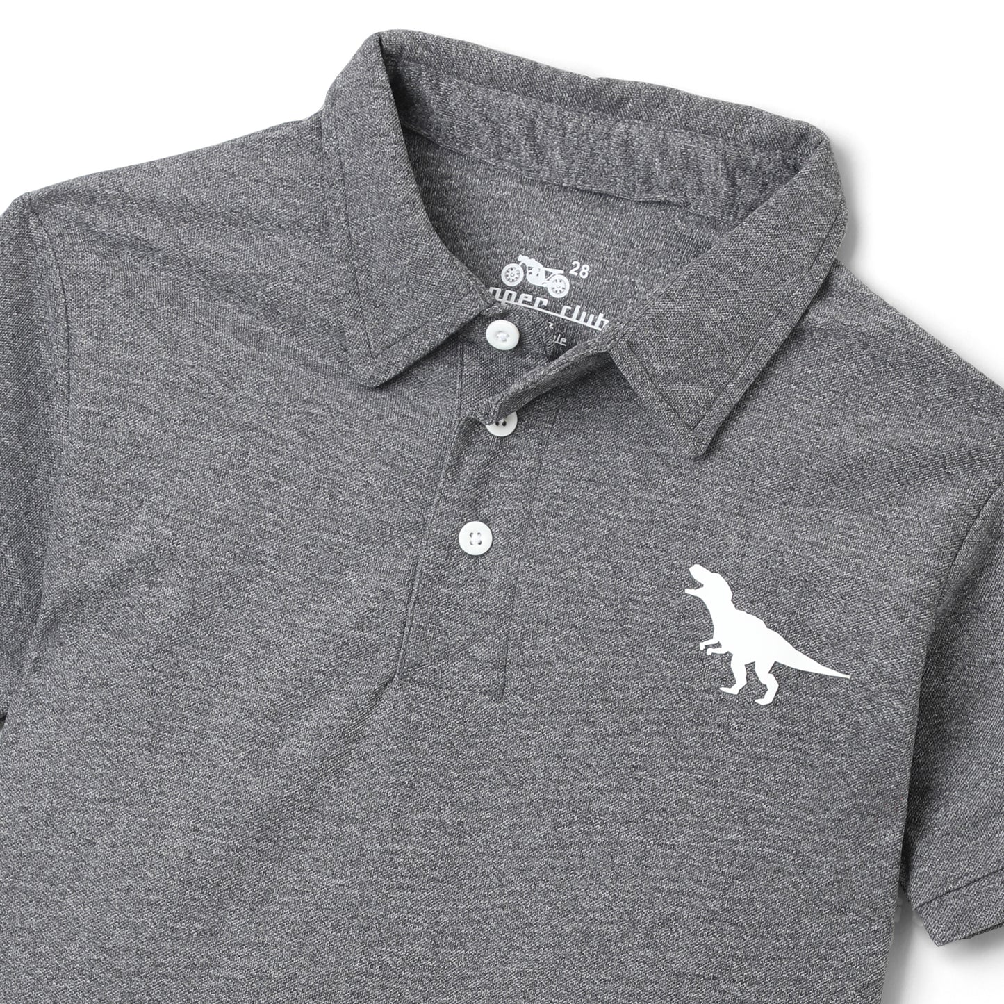 Chopper Club Boys Collar T-Shirts Pack of 3 | Regular Fit Pique Fabric Tees | Sizes 3–14 | Maroon, Anthra & Yellow