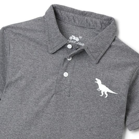 Chopper Club Boys Collar T-Shirts Pack of 3 | Regular Fit Pique Fabric Tees | Sizes 3–14 | Maroon, Anthra & Yellow