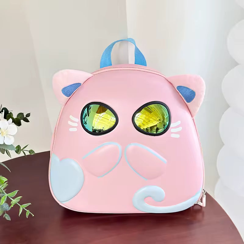 3D Kitty Glow Eyes Bags – Adorable Cat-Inspired Backpacks for Kids