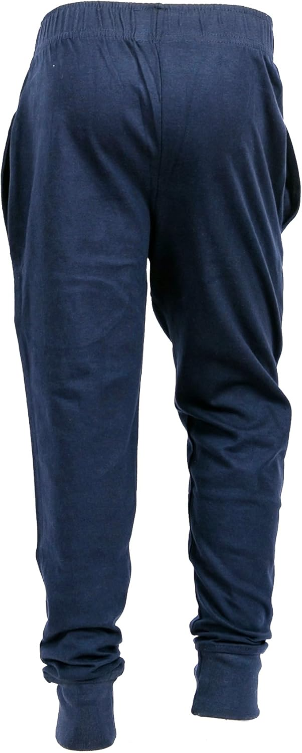 Chopper Club Boys Cotton Track Pants Joggers | Slim Fit Fleece Sweatpants | Pack of 2 | Colors - Navy Blue & Gray