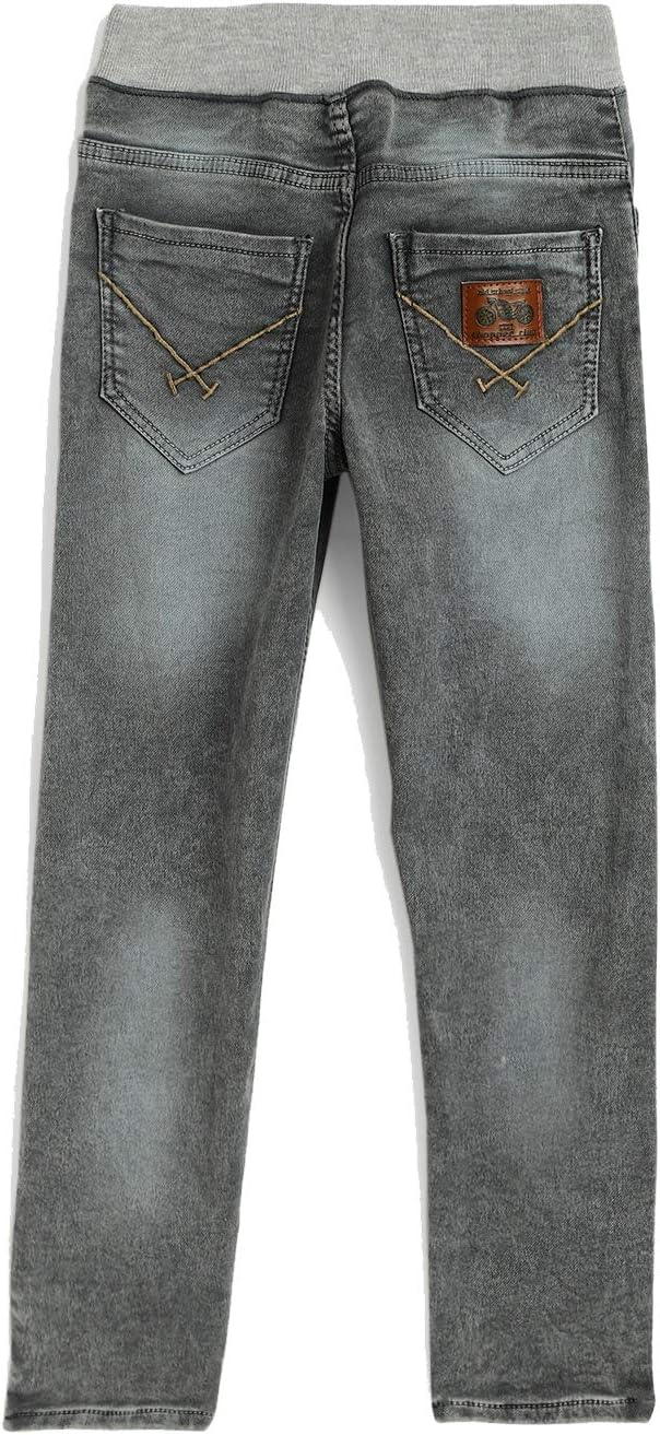 Chopper Club Boys Jeans | Regular-Slim Fit Stretch Denim | Ideal for School, Casual Wear & Parties | Color - Gray
