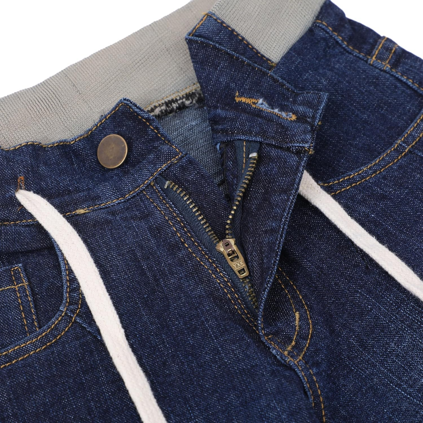 Chopper Club Boys Stretch Denim Jeans | Regular-Slim Fit | Ideal for School & Casual Wear | Sizes 4–16 years | Color - Half Rib DX