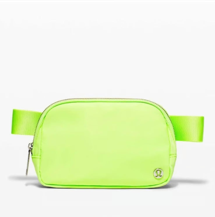 Neon Waist Bag for Kids & Teens | Lightweight Adjustable Fanny Pack for Travel, Outdoor & Everyday Use | Trendy Crossbody Belt Bag with Front Zip Pocket