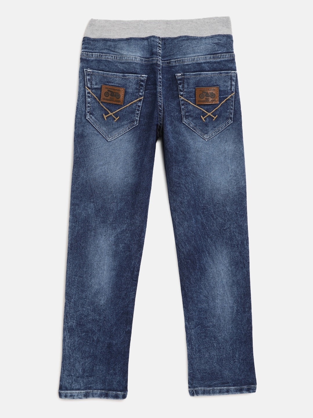 Chopper Club Boys Jeans | Regular-Slim Fit Stretch Denim | Ideal for School, Casual Wear & Parties | Color -  DX